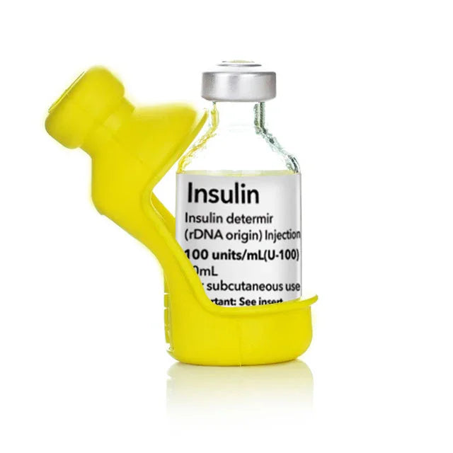 Vial Protector, Vial Safe, Diabetes Case, Vial Case, Bottle Protector, Diabetes Accessories, Diabetes Accessory, Insulin Pump, Bottle Sleeve, Insulin Case, Insulin Vial, Cat Insulin, Diabetes Cover, Diabetes Travel, Diabetic Supplies, Diabetes Supplies, Insulin Bottle Protector, Yellow