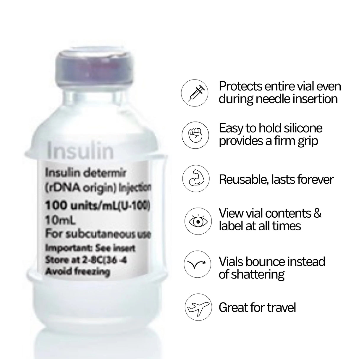 Vial Protector, Vial Safe, Diabetes Case, Vial Case, Bottle Protector, Diabetes Accessories, Diabetes Accessory, Insulin Pump, Bottle Sleeve, Insulin Case, Insulin Vial, Cat Insulin, Diabetes Cover, Diabetes Travel, Diabetic Supplies, Diabetes Supplies, Insulin Bottle Protector, Reasons to Love Vial Safe, Infographic