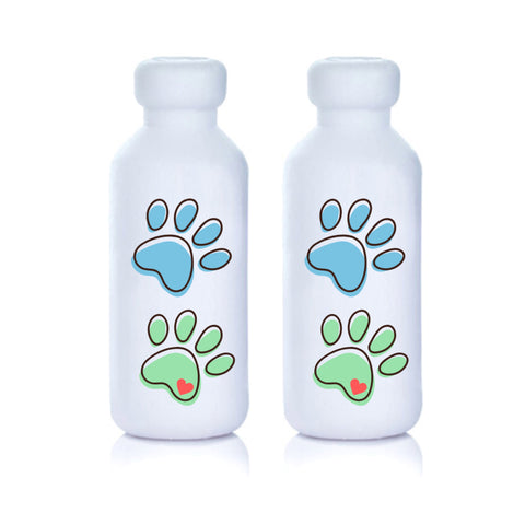 Paw Print 2-Pack Insulin Vial Protector Case (Fits 10mL Vetsulin)