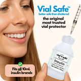 Clear 2-Pack,  Insulin Vial Protector Case (Fits Lantus, Apidra or Admelog)