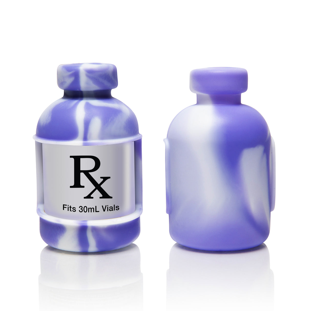 Tie Dye Purple 2-Pack Vial Protector Case (Fits 30mL Vials)