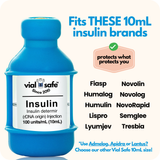"I NEED EM' ALL", 20-Pack Insulin Vial Protector Case (Fits most 10mL Brands)