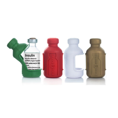 Holiday 4-Pack, Insulin Vial Protector Case (Fits most 10mL Brands)