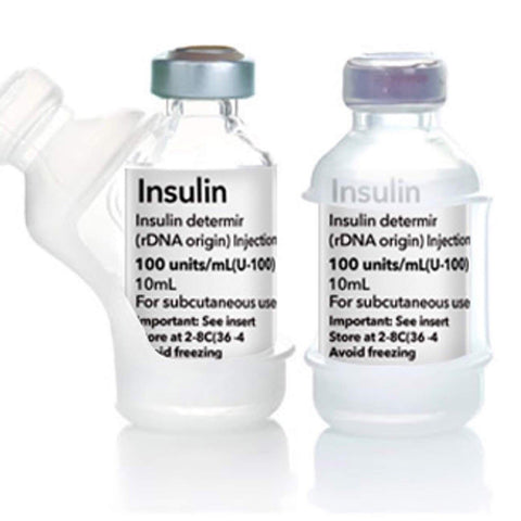 Clear 2-Pack Insulin Vial Protector Case (Fits most 10mL Brands)
