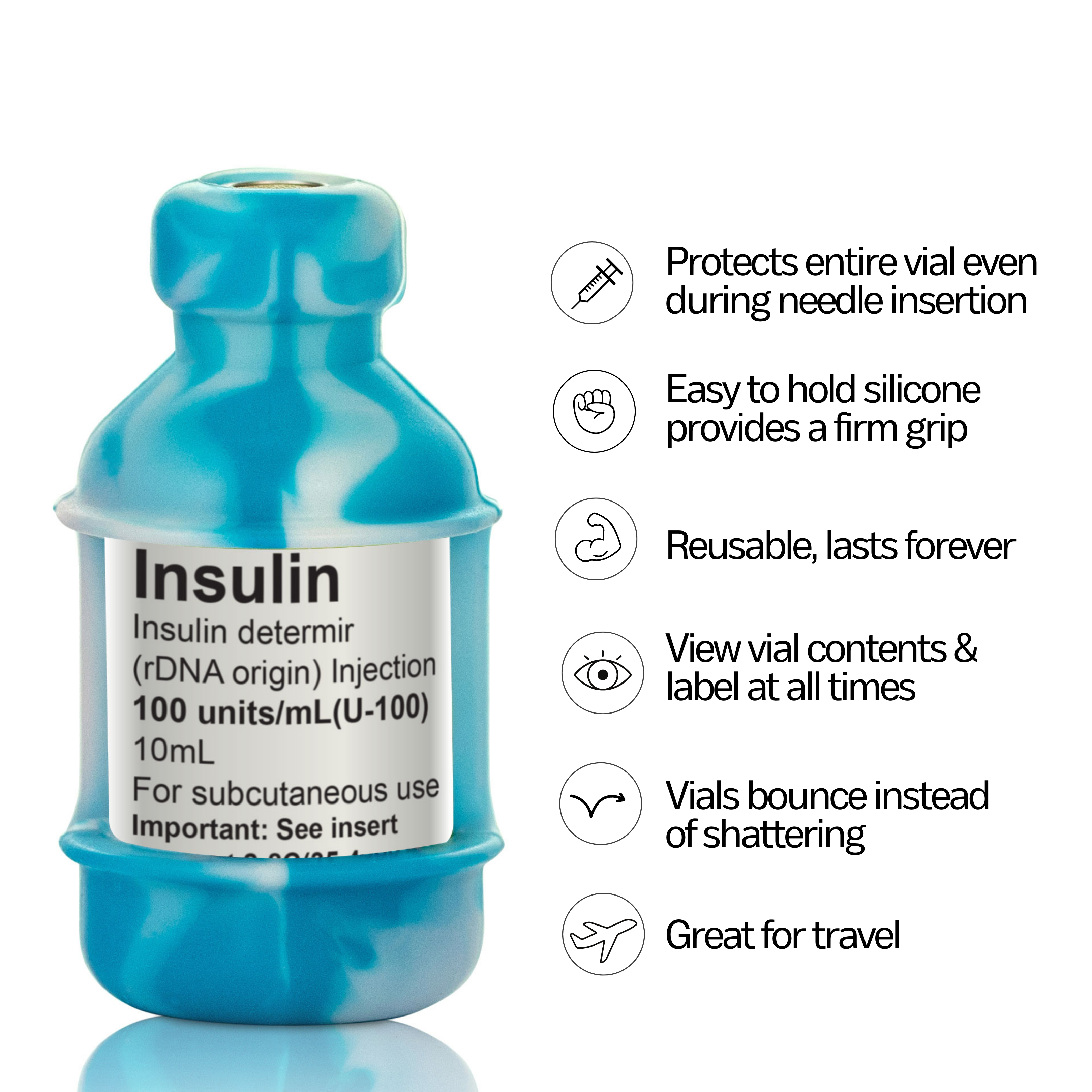 Vial Protector, Vial Safe, Diabetes Case, Vial Case, Bottle Protector, Diabetes Accessories, Diabetes Accessory, Insulin Pump, Bottle Sleeve, Insulin Case, Insulin Vial, Cat Insulin, Diabetes Cover, Diabetes Travel, Diabetic Supplies, Diabetes Supplies, Insulin Bottle Protector, Reasons to Love Vial Safe, Infographic